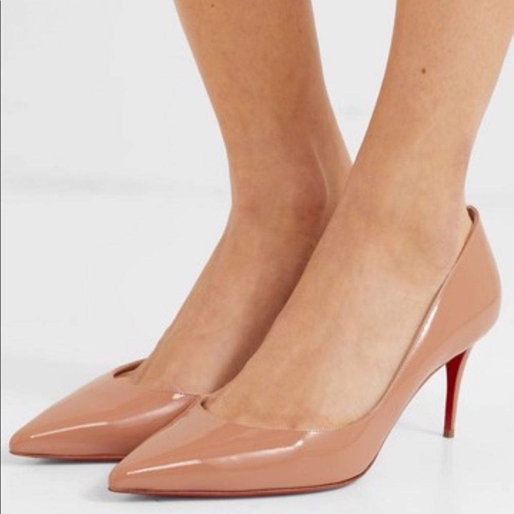 Christian Louboutin Patent Nude Heel